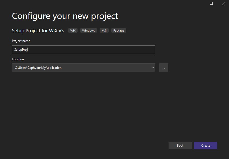 Configure the project