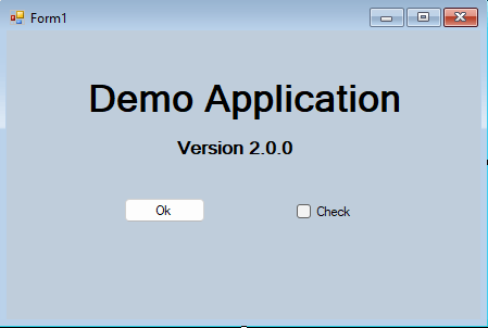 Windows Form app v2