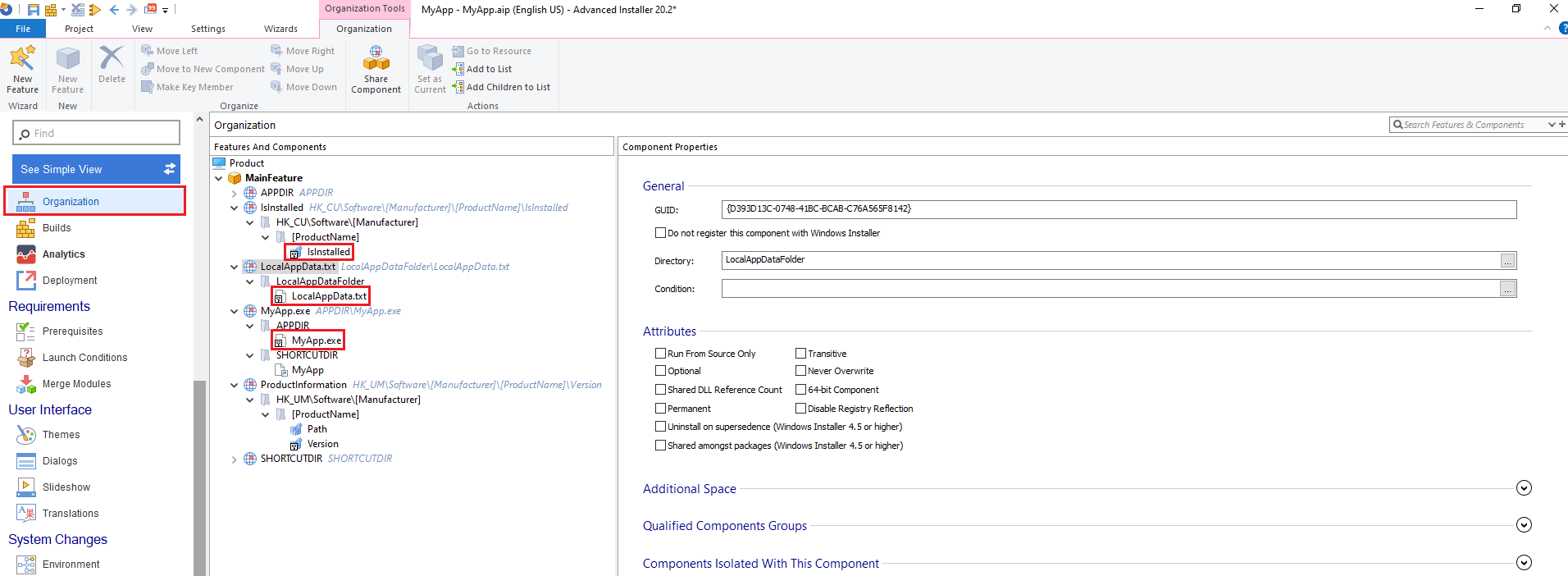 Component Keypath