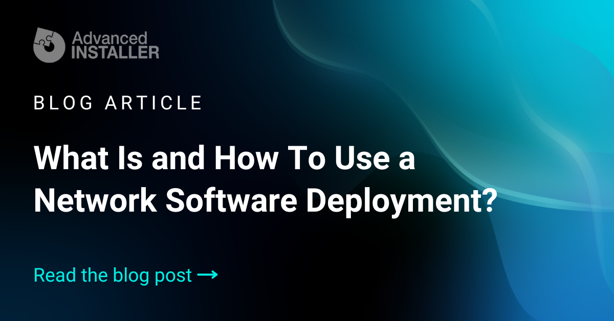 What is network software deployment