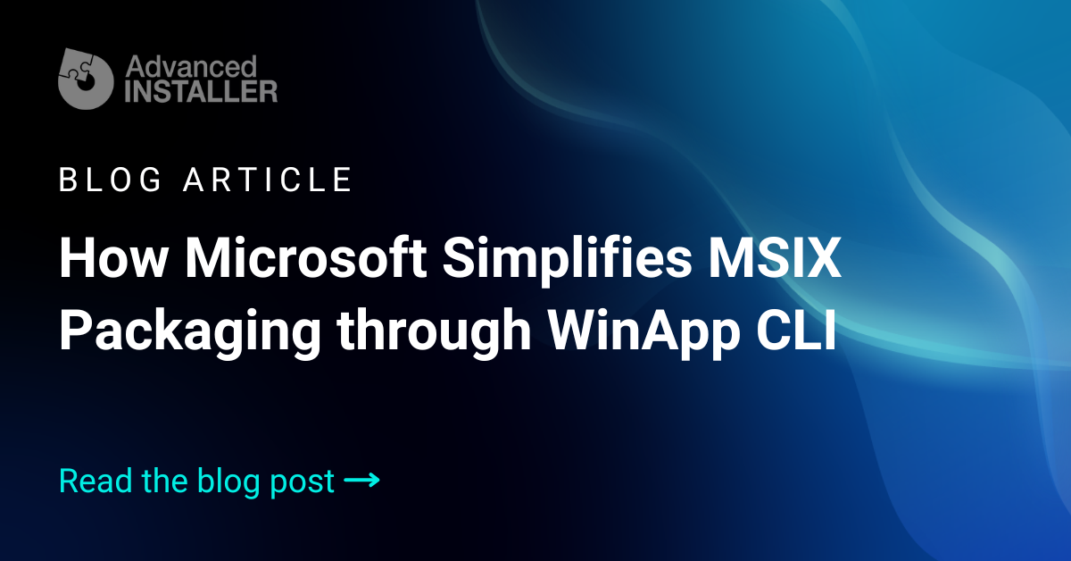 What is winapp cli in msix packaging