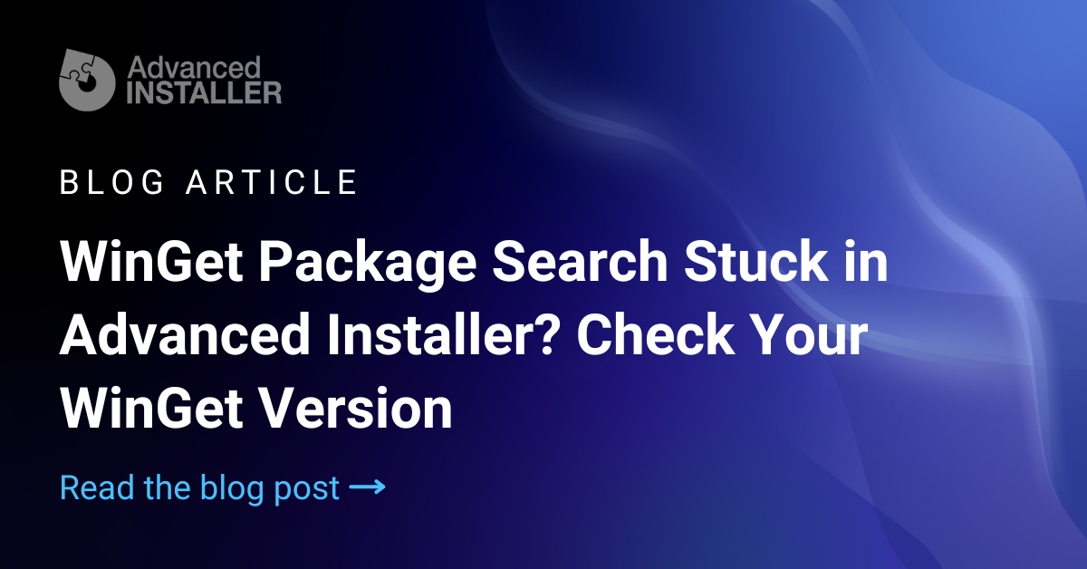 Winget package search not working check version